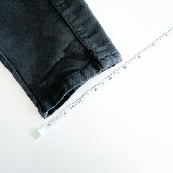 Free People Womens Casual Coated Denim Jeans Skinny Mid Rise Black Size 28 - Picture 10 of 10